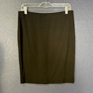 Vince Camuto Black Stretch Knit Pencil Skirt | Small
